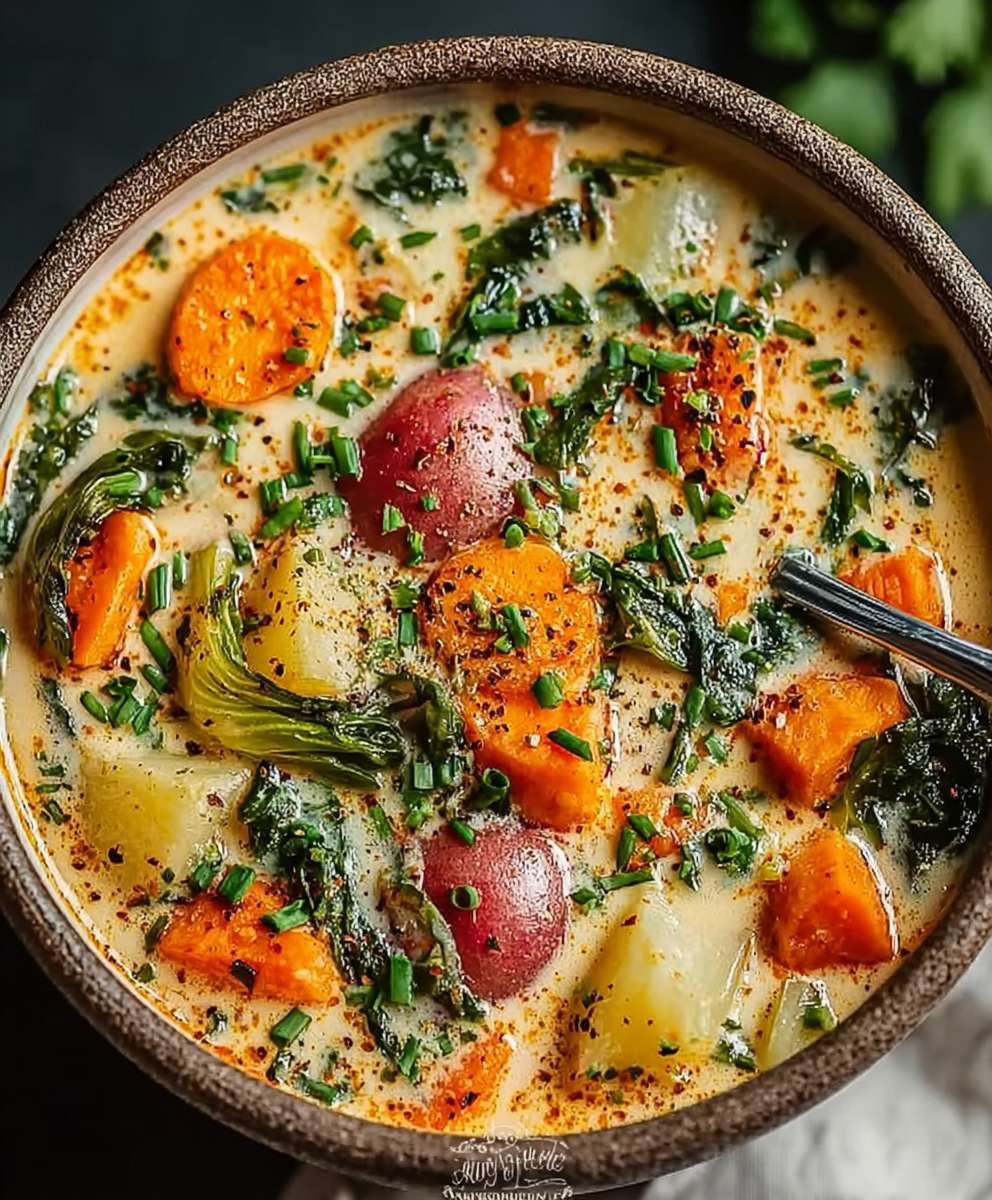 Spring vegetable soup