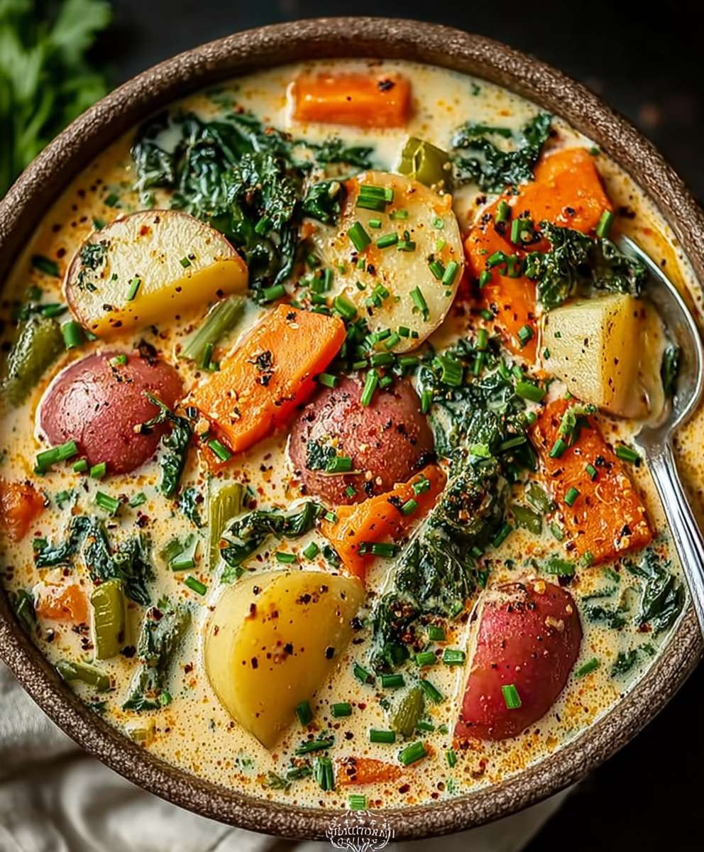 Spring vegetable soup