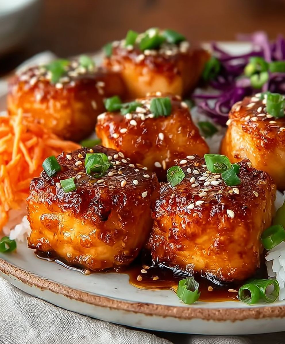 Bang bang salmon bites
