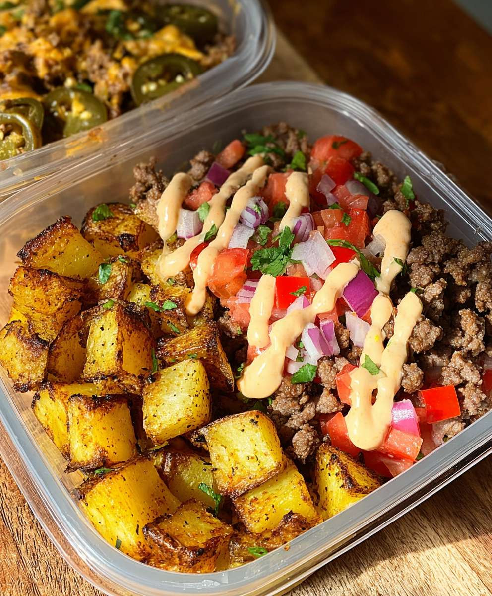 Potato Taco Bowl Meal Prep
