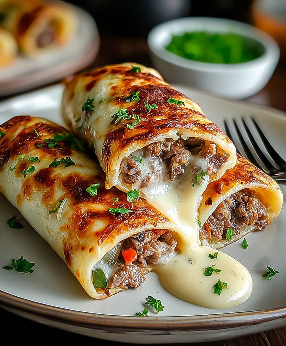 Keto Philly Cheesesteak Roll Ups