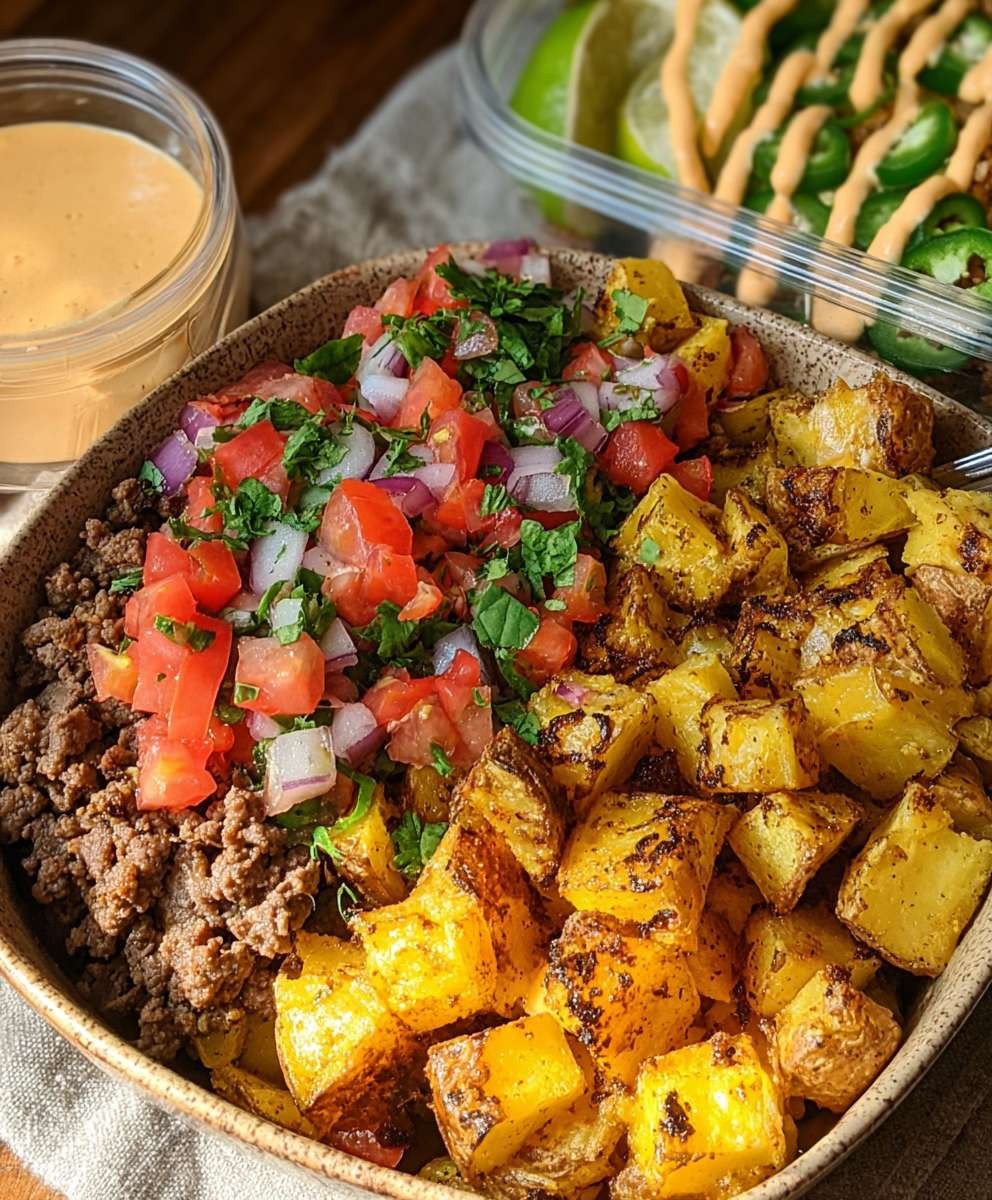 Potato Taco Bowl Meal Prep
