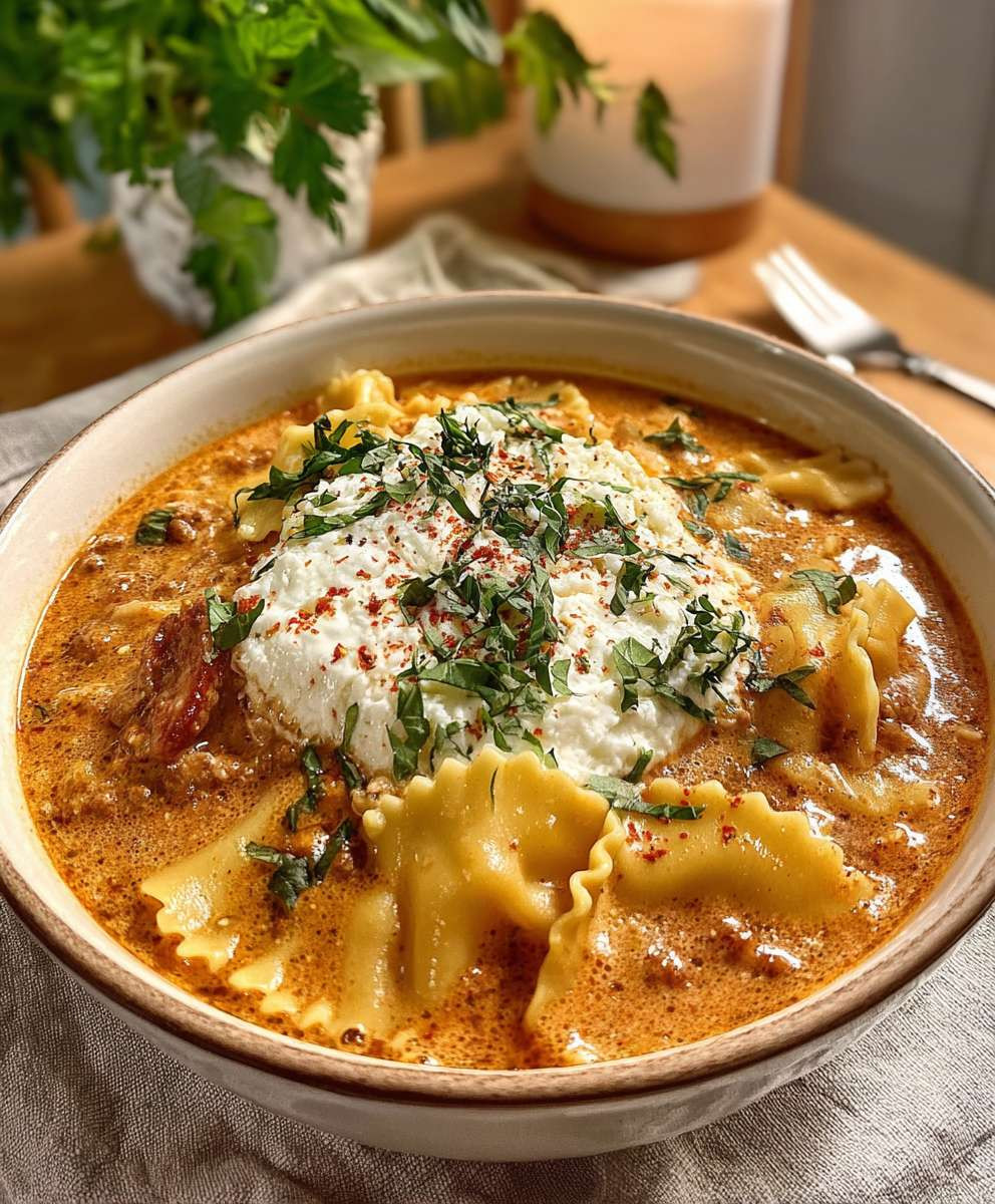 Creamy Lasagna Soup