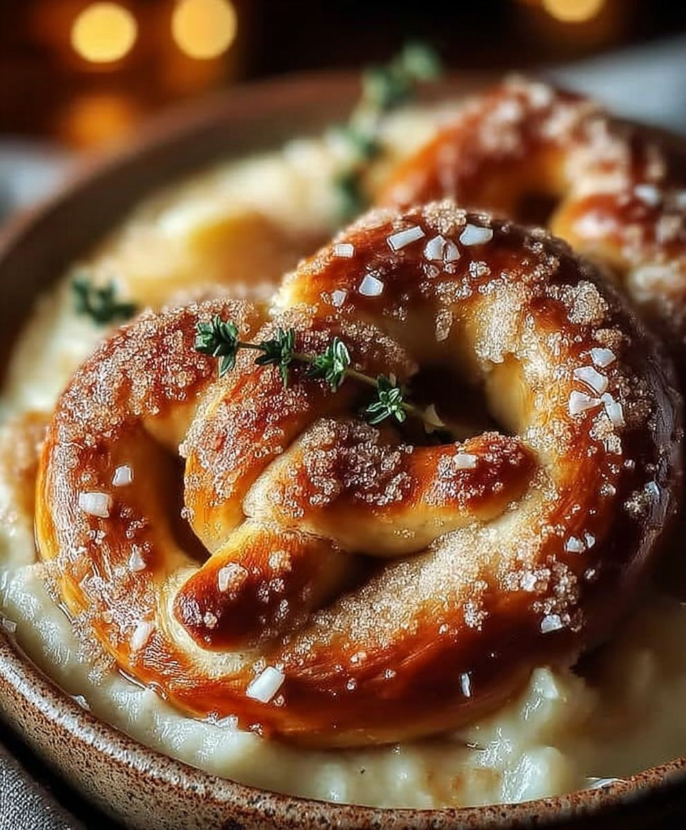 Cinnamon sugar soft pretzels