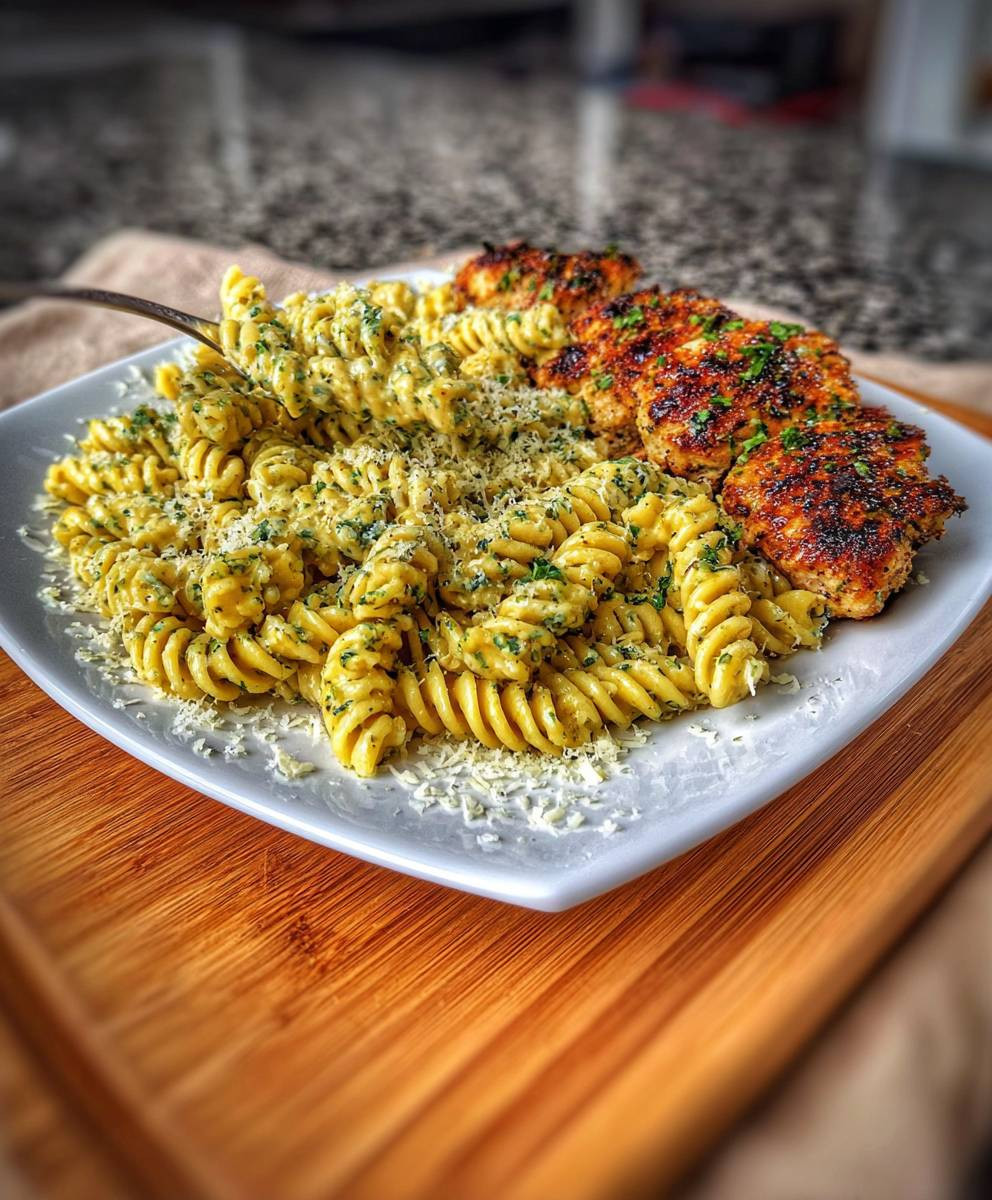 Creamy Garlic Parmesan Chicken Pasta