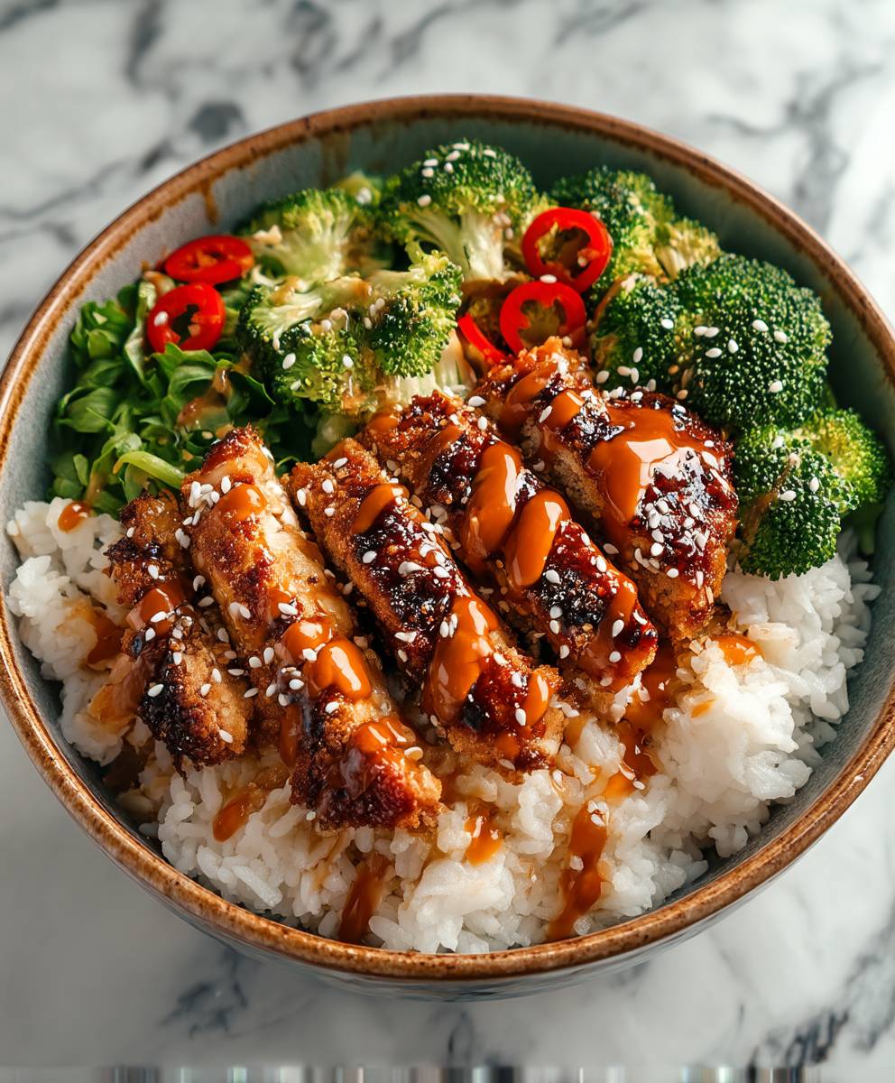 Sticky Chicken Bowls