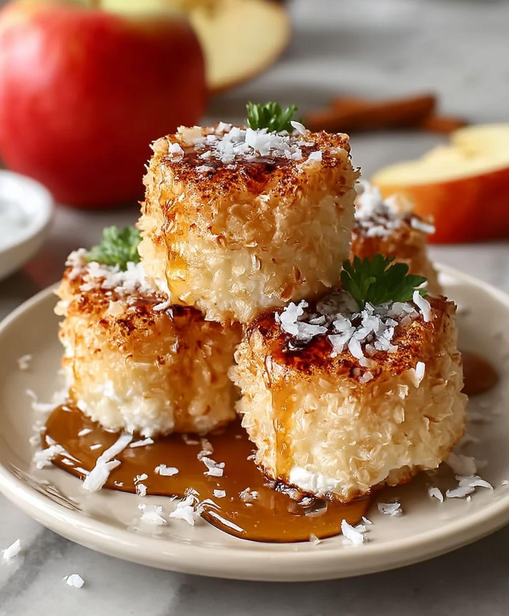 Apple Cottage Cheese Bites