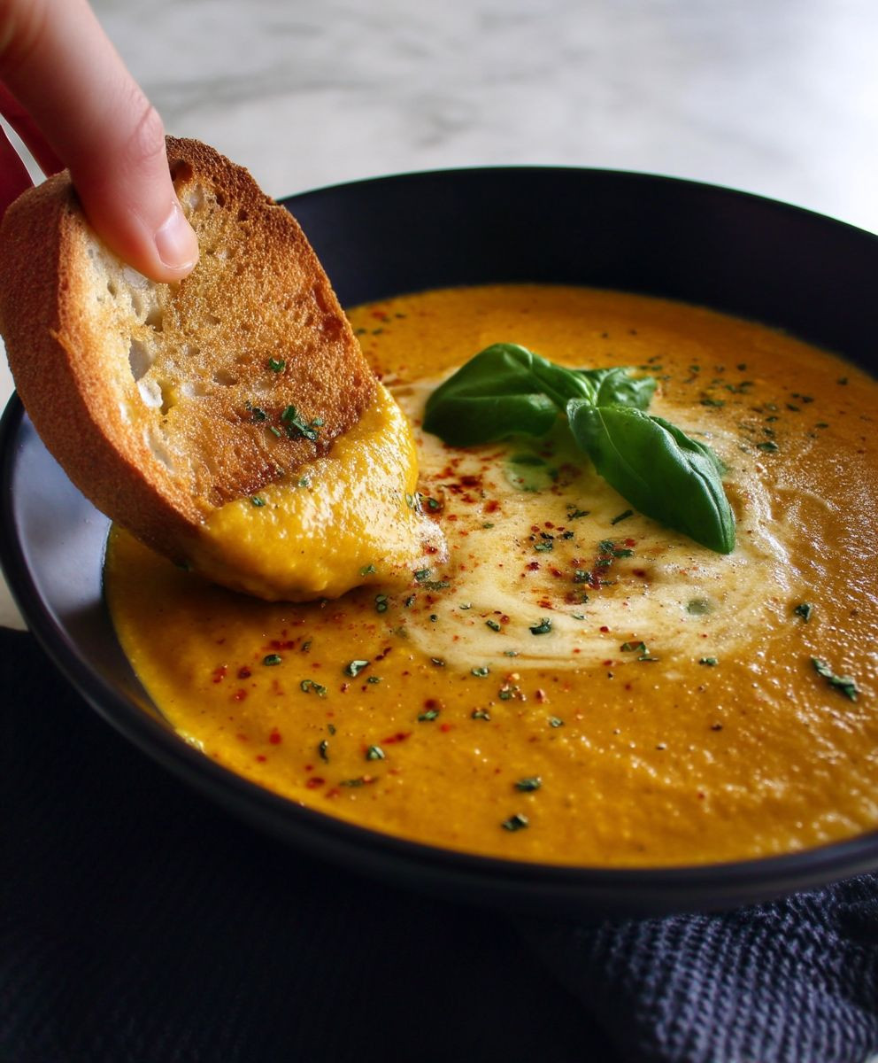 Creamy Roasted Vegetable Soup