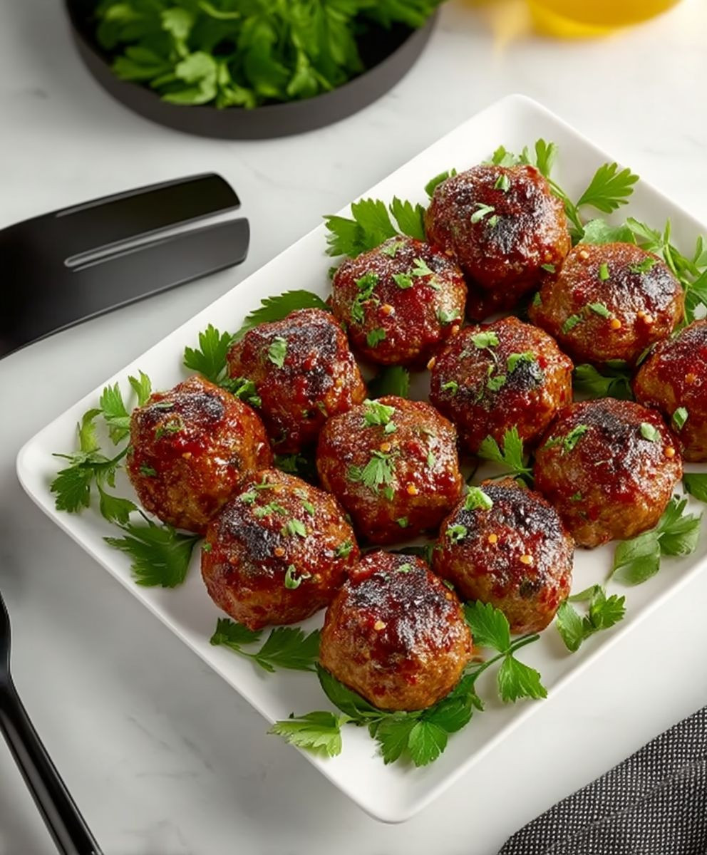 Crockpot Sweet Chili Meatballs