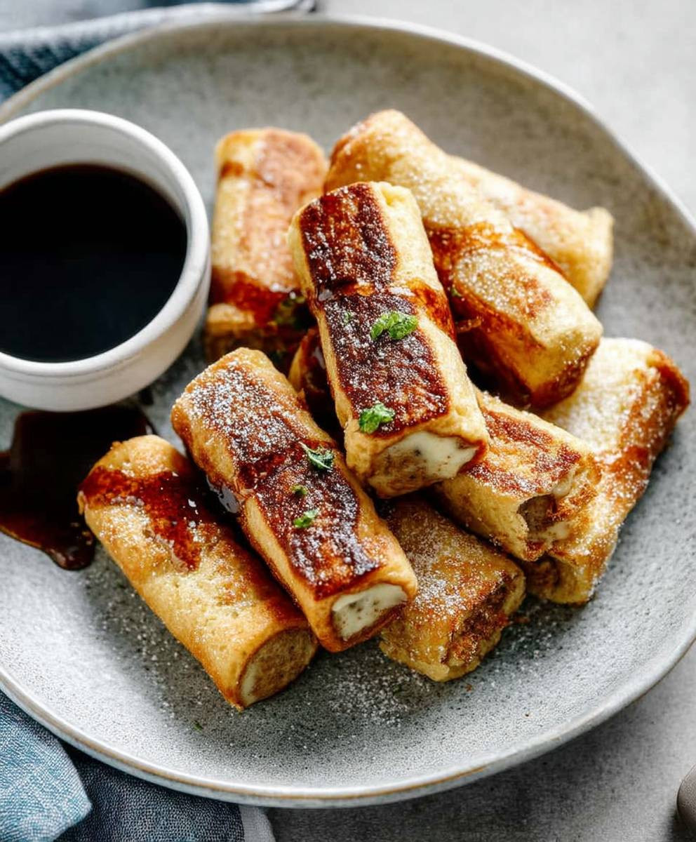 Sausage French Toast Roll Ups