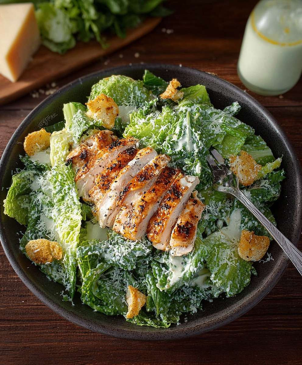 Low Carb Chicken Caesar Salad