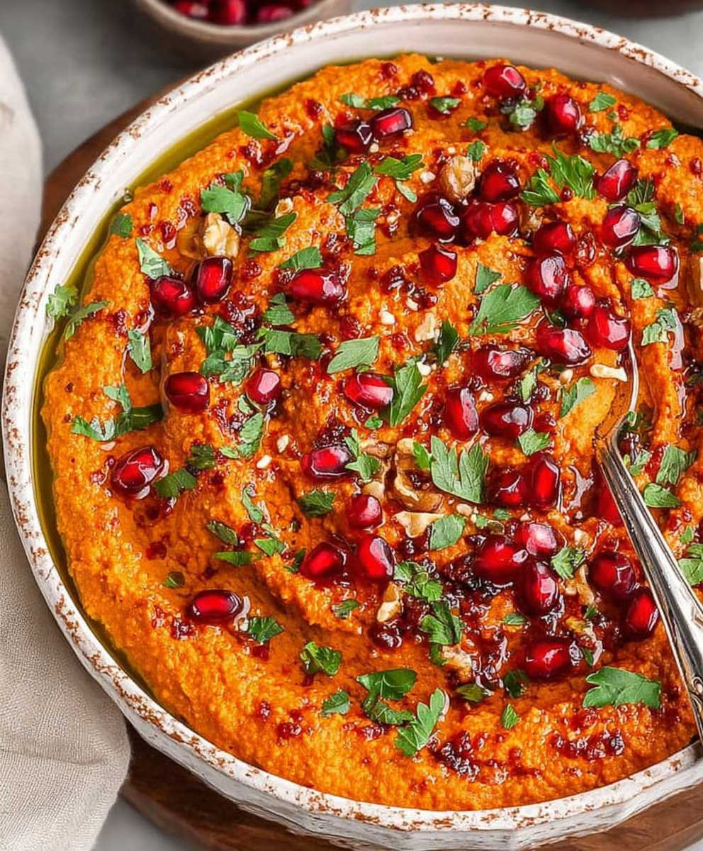 Authentic Muhammara Middle Eastern Dip
