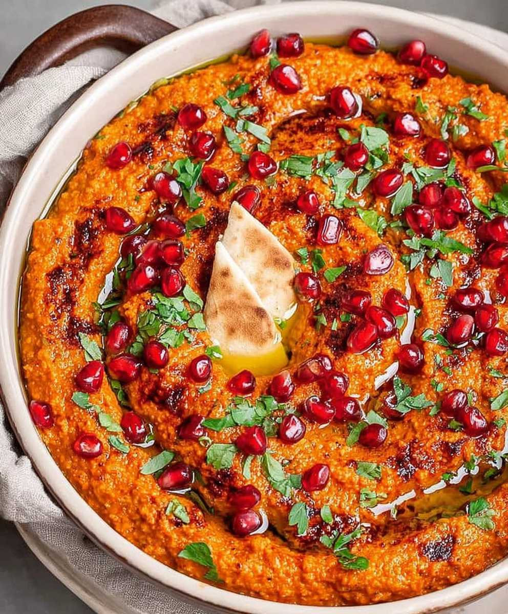 Authentic Muhammara Middle Eastern Dip
