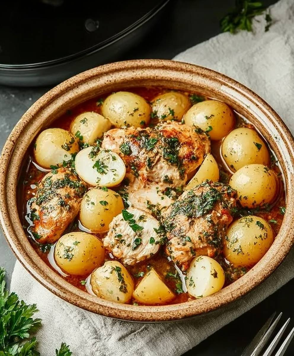 Parmesan Garlic Chicken and Potatoes