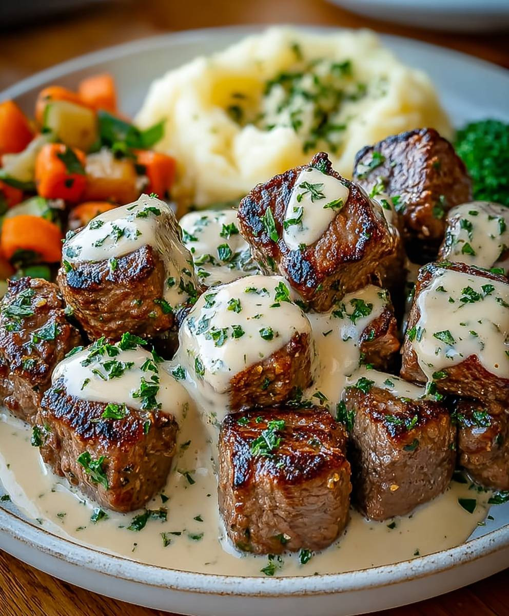 Garlic Butter Steak Bites