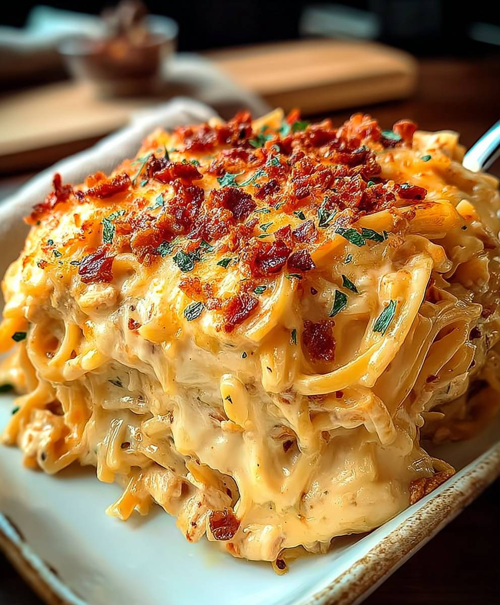 Spicy cheesy chicken spaghetti