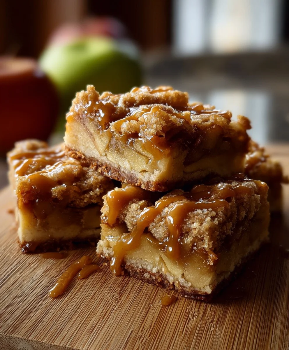 Delicious Salted Caramel Apple Crumble Bars: Perfect Fall Treat!