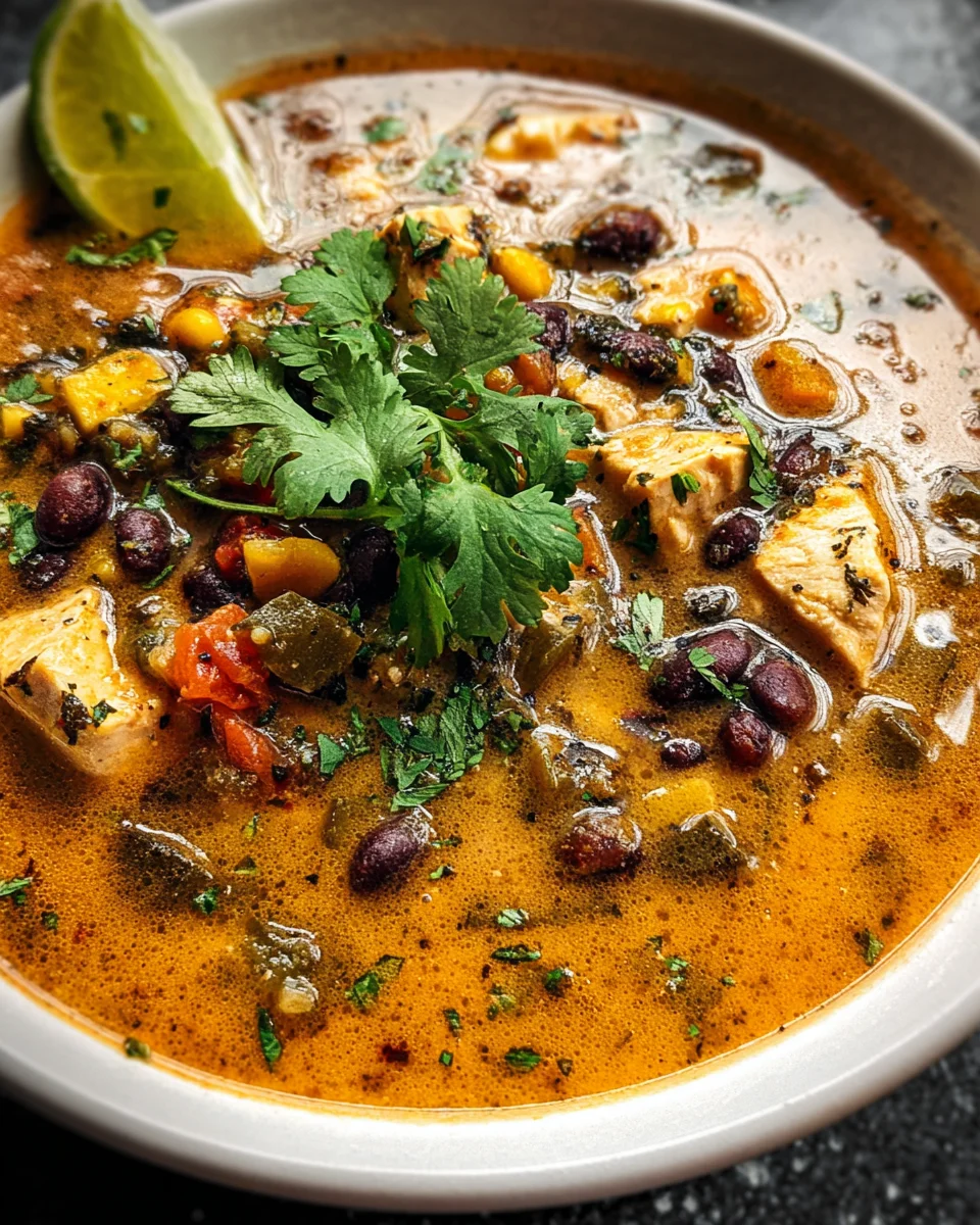 Easy Chicken Poblano Soup: Flavorful Dinner in Minutes!