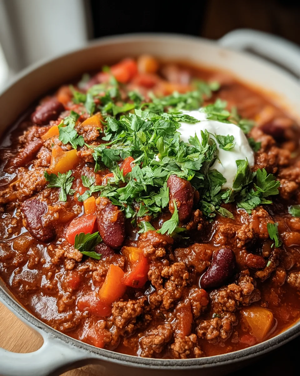 Best Ground Beef Stovetop Chili Recipe! Easy & Hearty