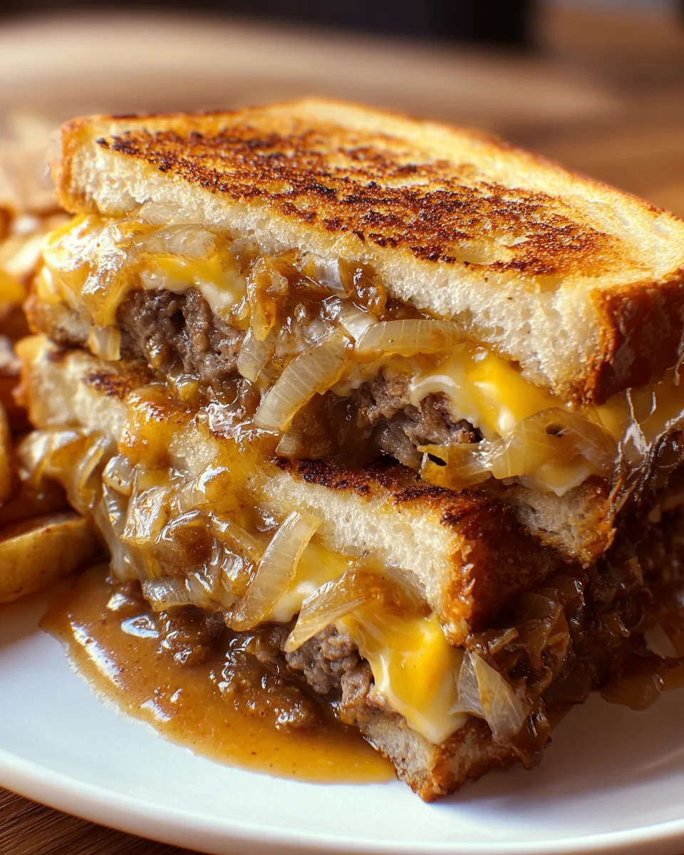 Classic Beef Patty Melt w/ Secret Sauce - Must Try!