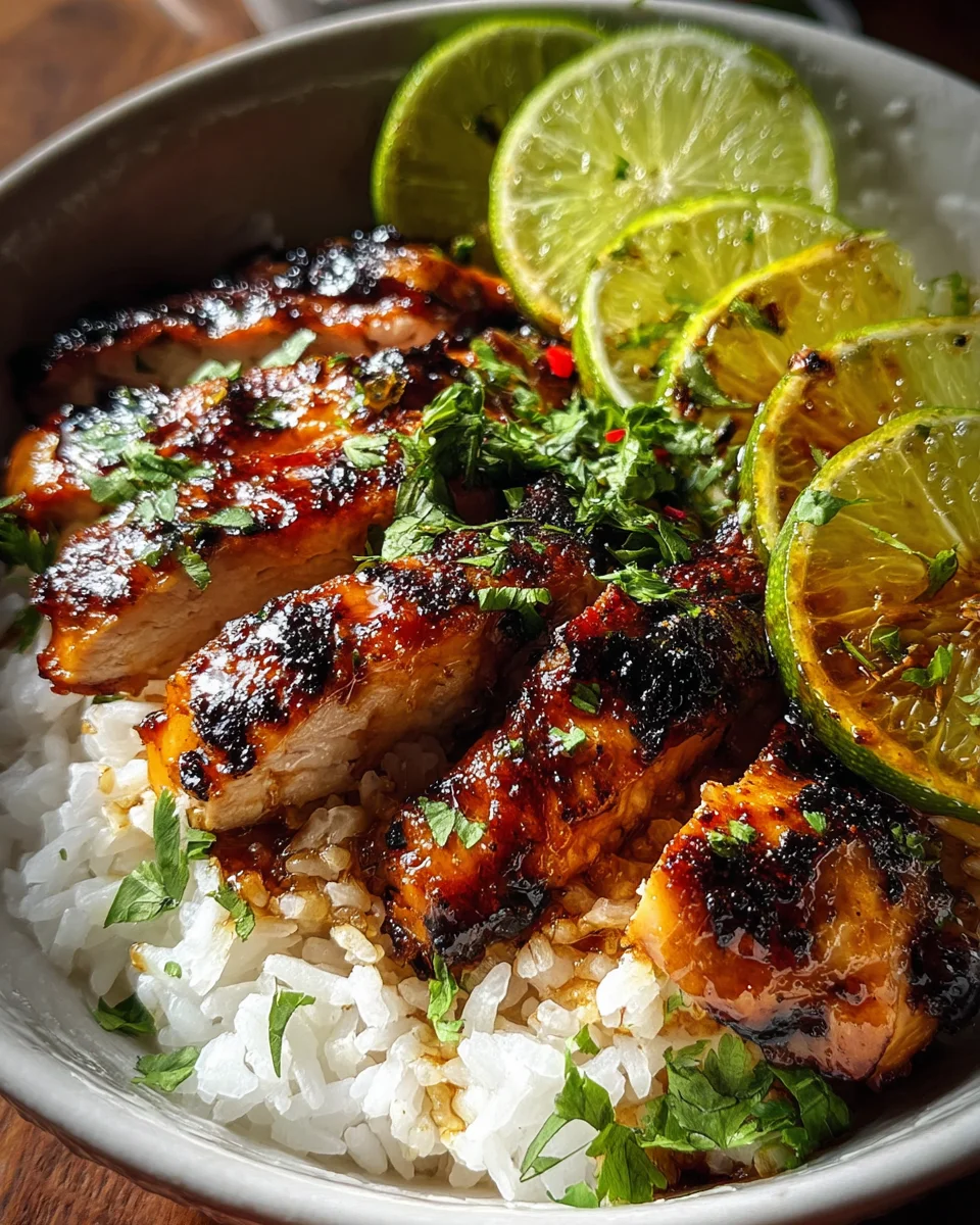 Incredible Ultimate Honey Lime Chicken Rice Bowls