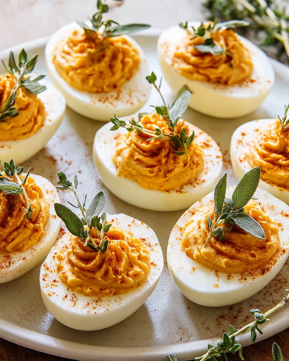 Easy Thanksgiving Deviled Eggs: Perfect Holiday Appetizer