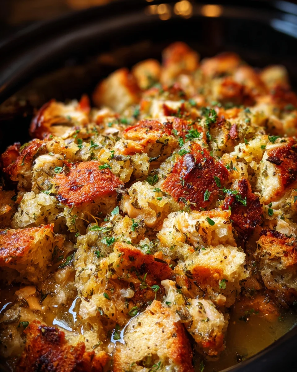 Easy Crock Pot Chicken & Stuffing Dinner - Perfect Comfort!