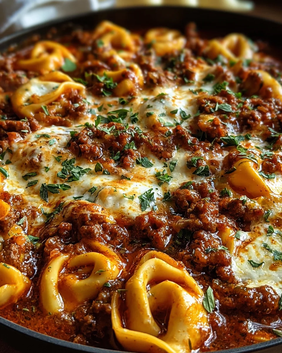 Easy Cheesy Beef Enchiladas Tortellini Dinner Recipe
