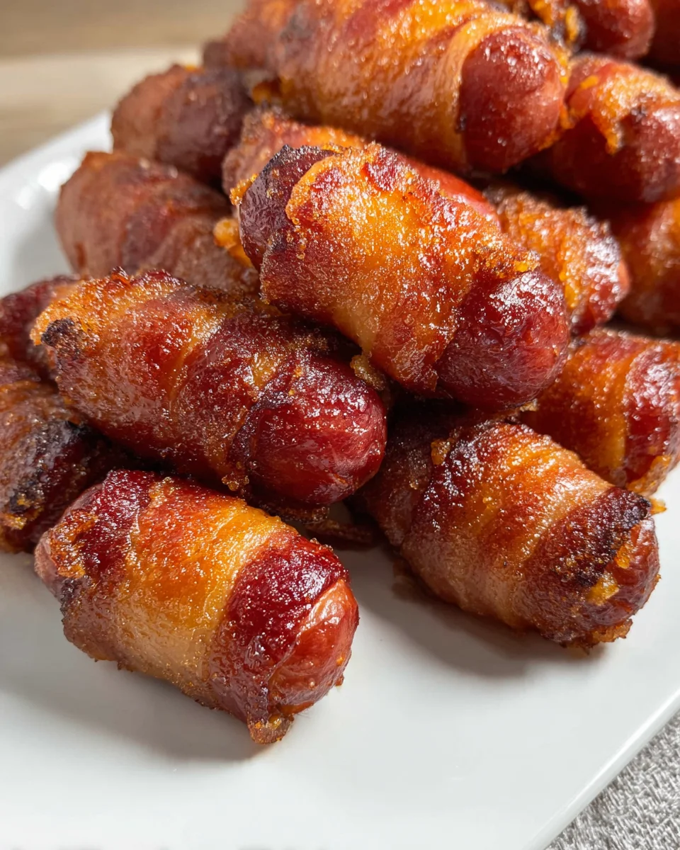 Savory Beef Bacon Wrapped Little Smokies Recipe