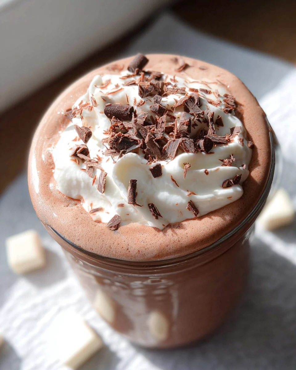 Creamy Whipped Hot Chocolate Recipe - Irresistible Treat