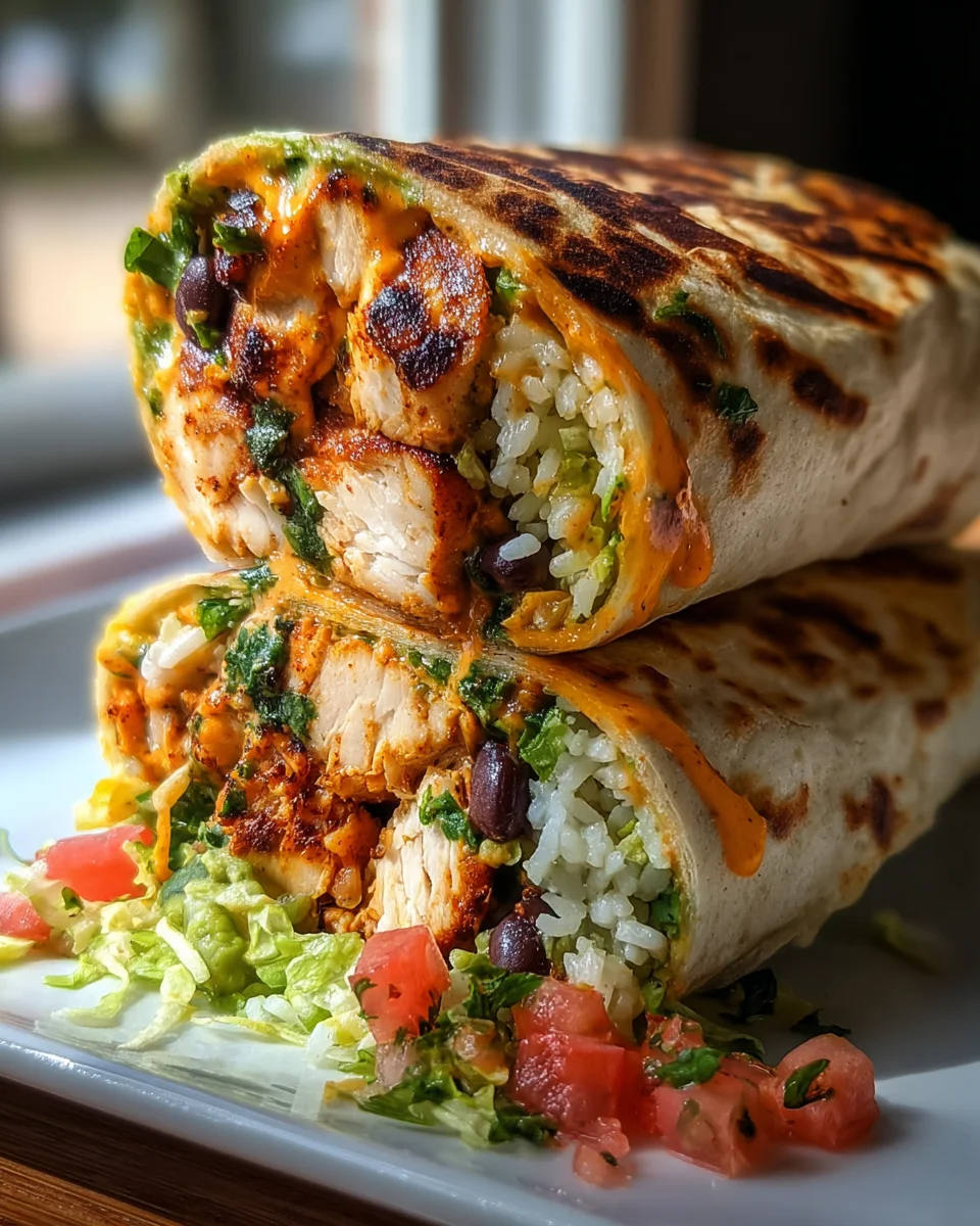 Flavor-Packed Chipotle Ranch Grilled Chicken Burrito Recipe