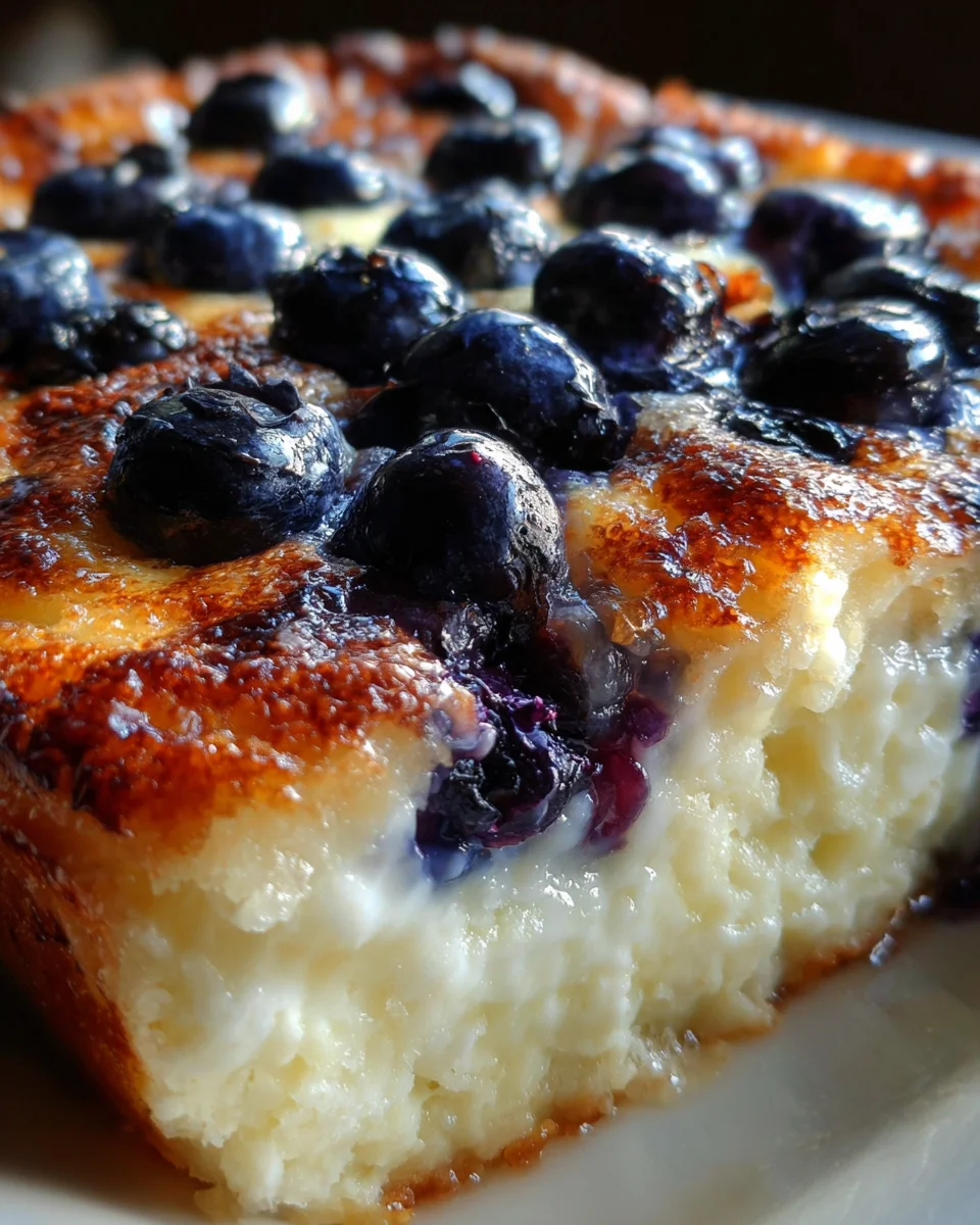 Blueberry Cottage Cheese Breakfast Bake: Healthy & Easy!