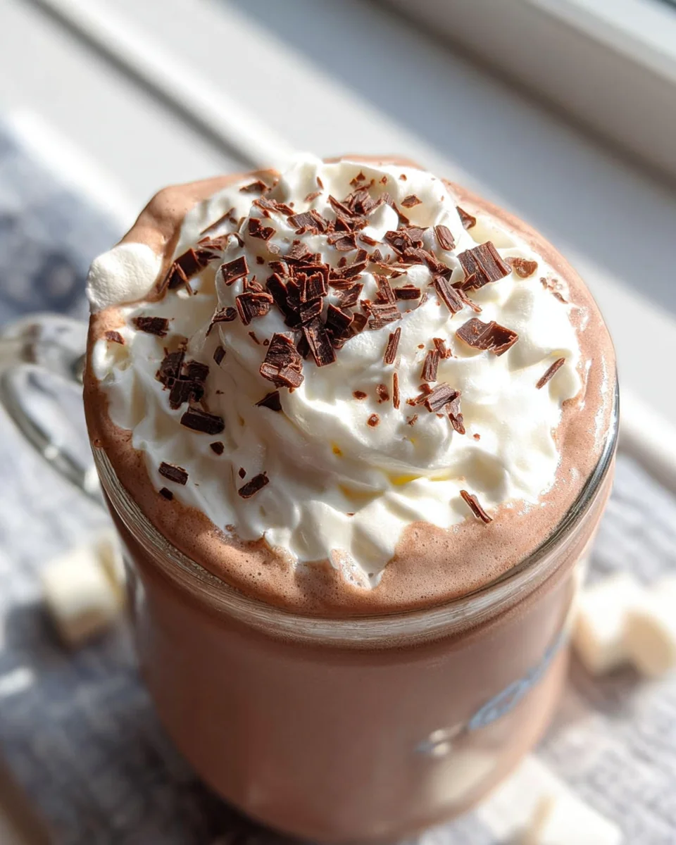Creamy Whipped Hot Chocolate Recipe - Irresistible Treat