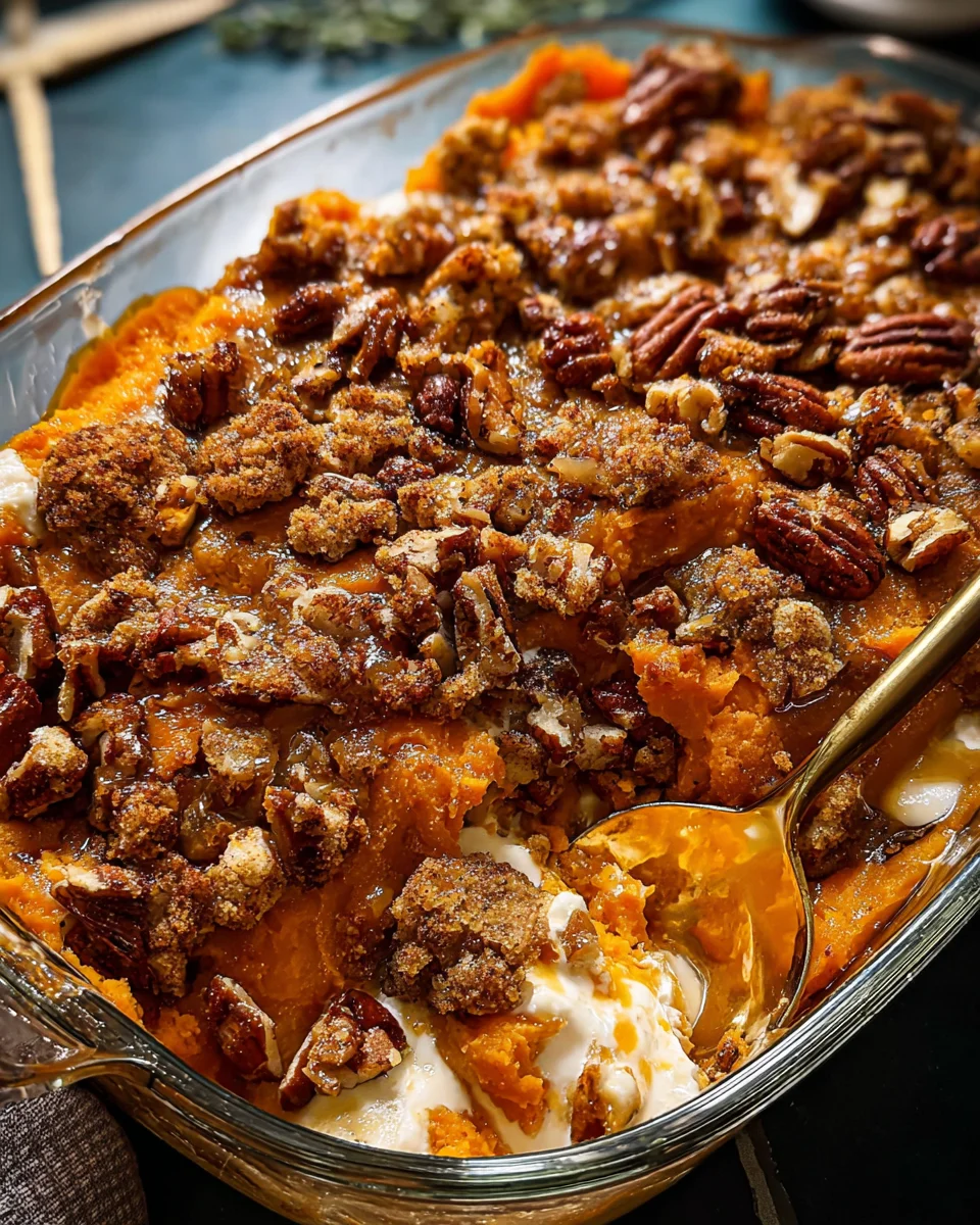 Southern Maple Sweet Potato Casserole - A Holiday Must-Have!