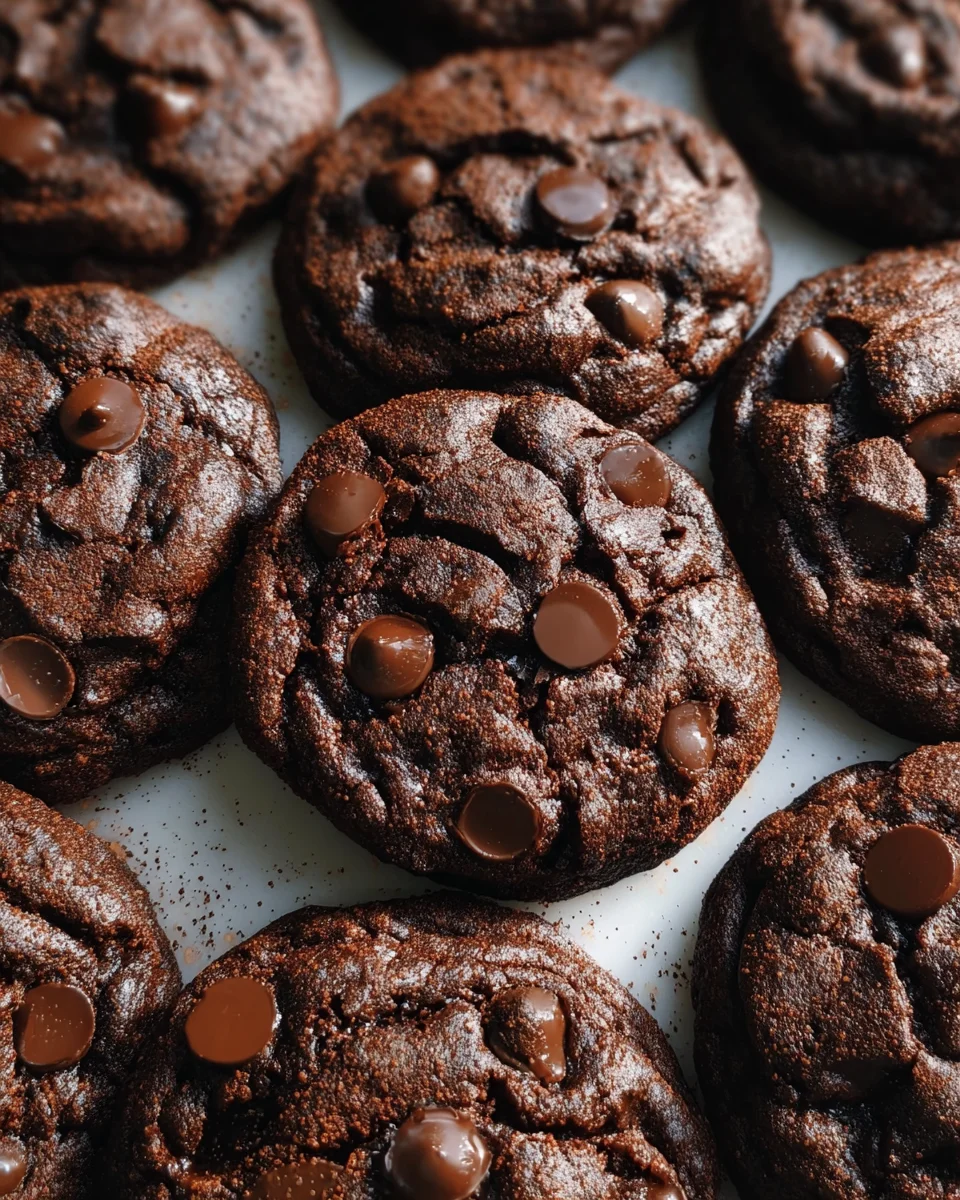 Ultimate Double Chocolate Chip Cookies Recipe! So Delicious.