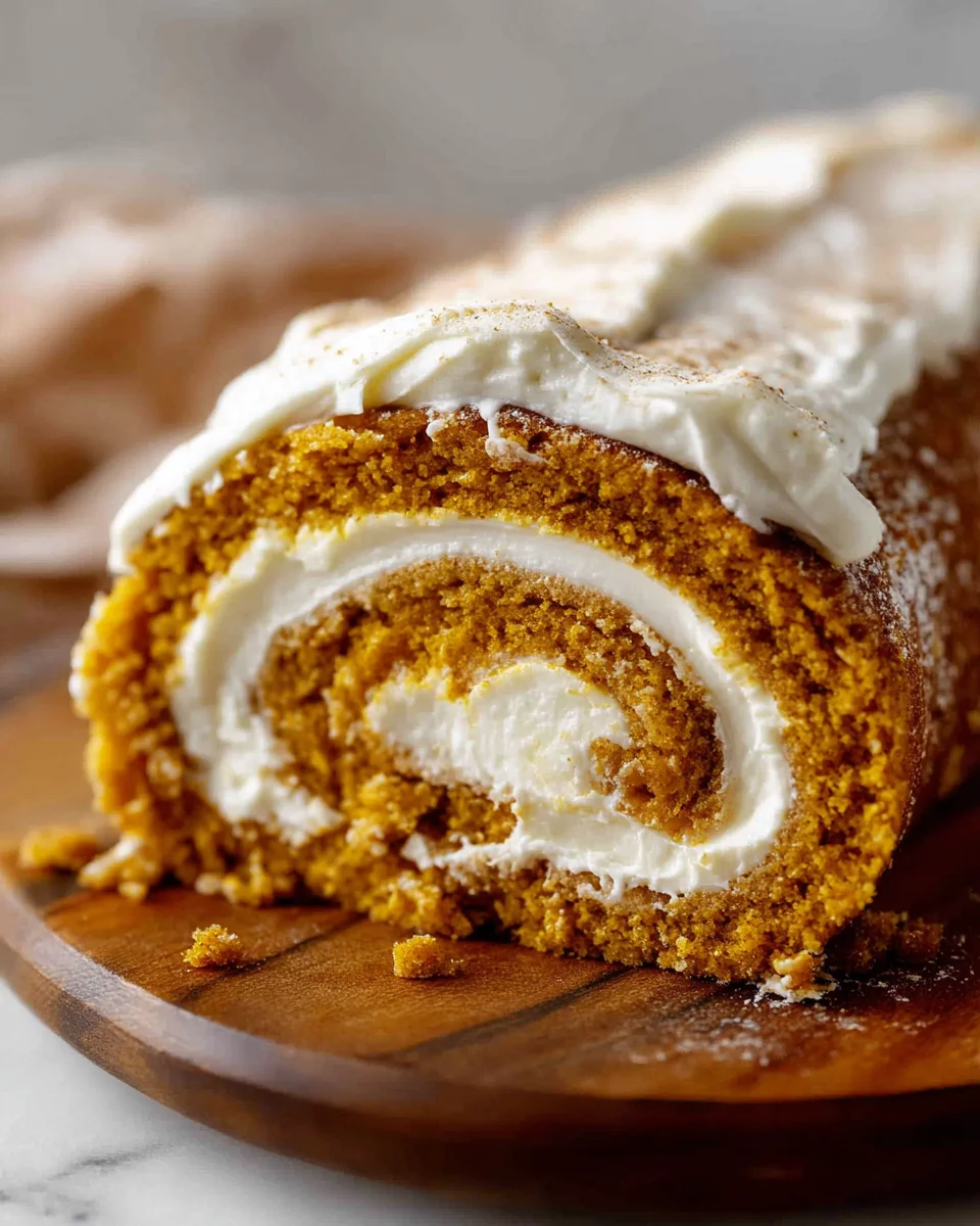 Cozy Fall Pumpkin Spice Roll Cake: Your New Favorite Dessert