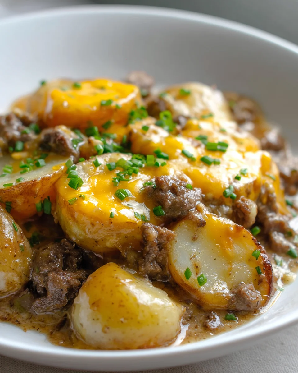 Crockpot Hamburger Potato Casserole – Hearty Beef Dinner