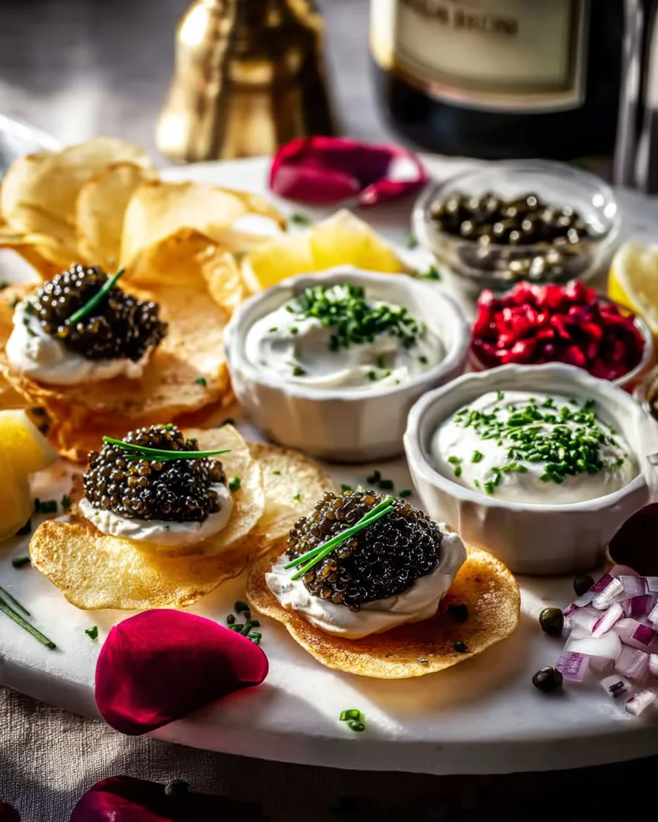 Elegant Caviar Appetizer: Easy Recipe for Parties!