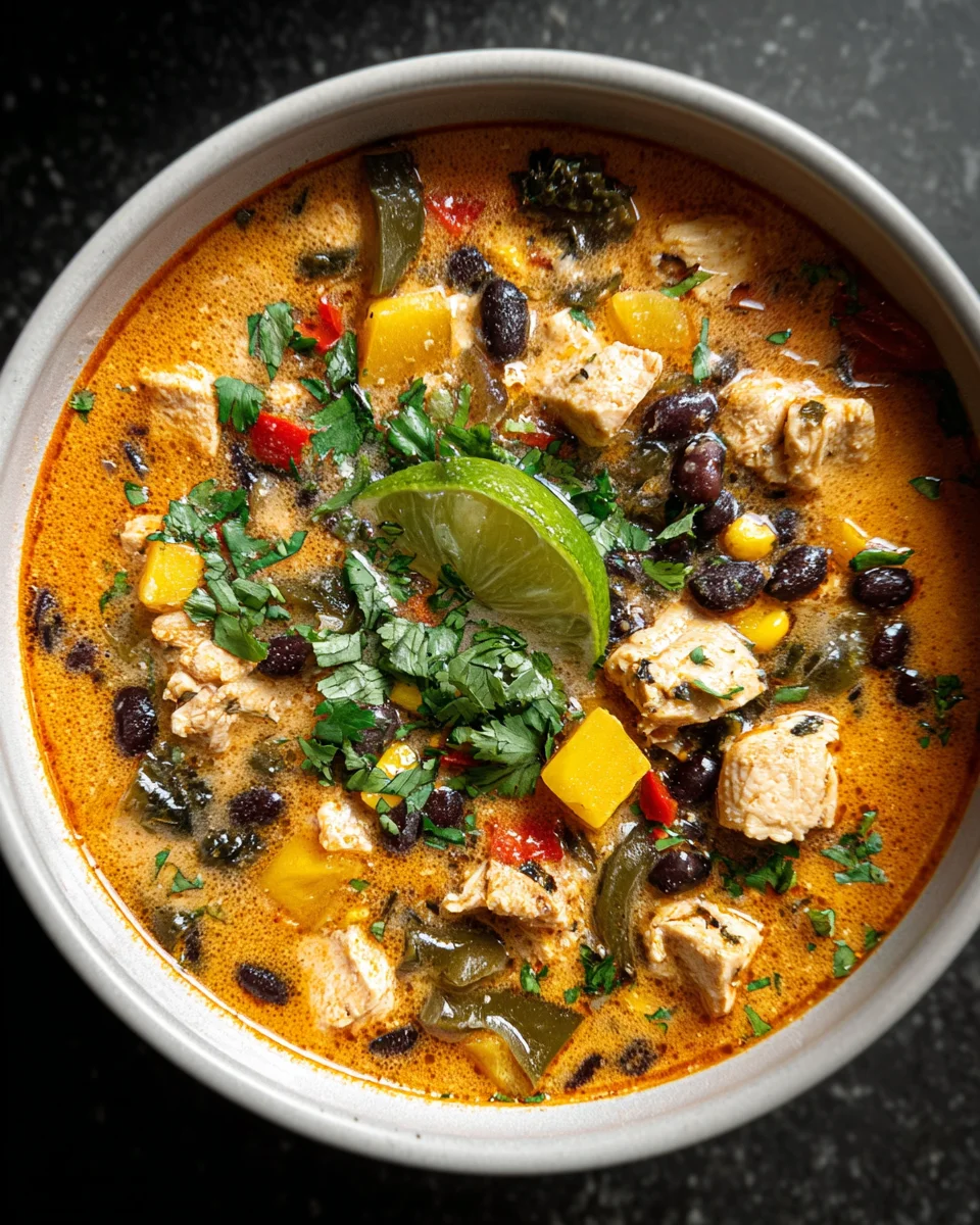 Easy Chicken Poblano Soup: Flavorful Dinner in Minutes!