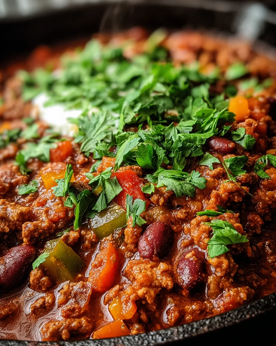 Best Ground Beef Stovetop Chili Recipe! Easy & Hearty