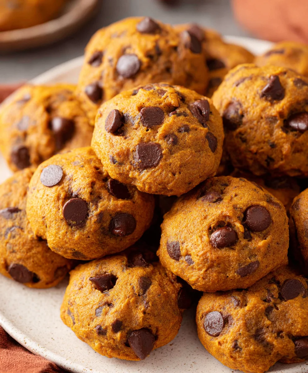 The Best Chewy Pumpkin Chocolate Chip Cookies Recipe