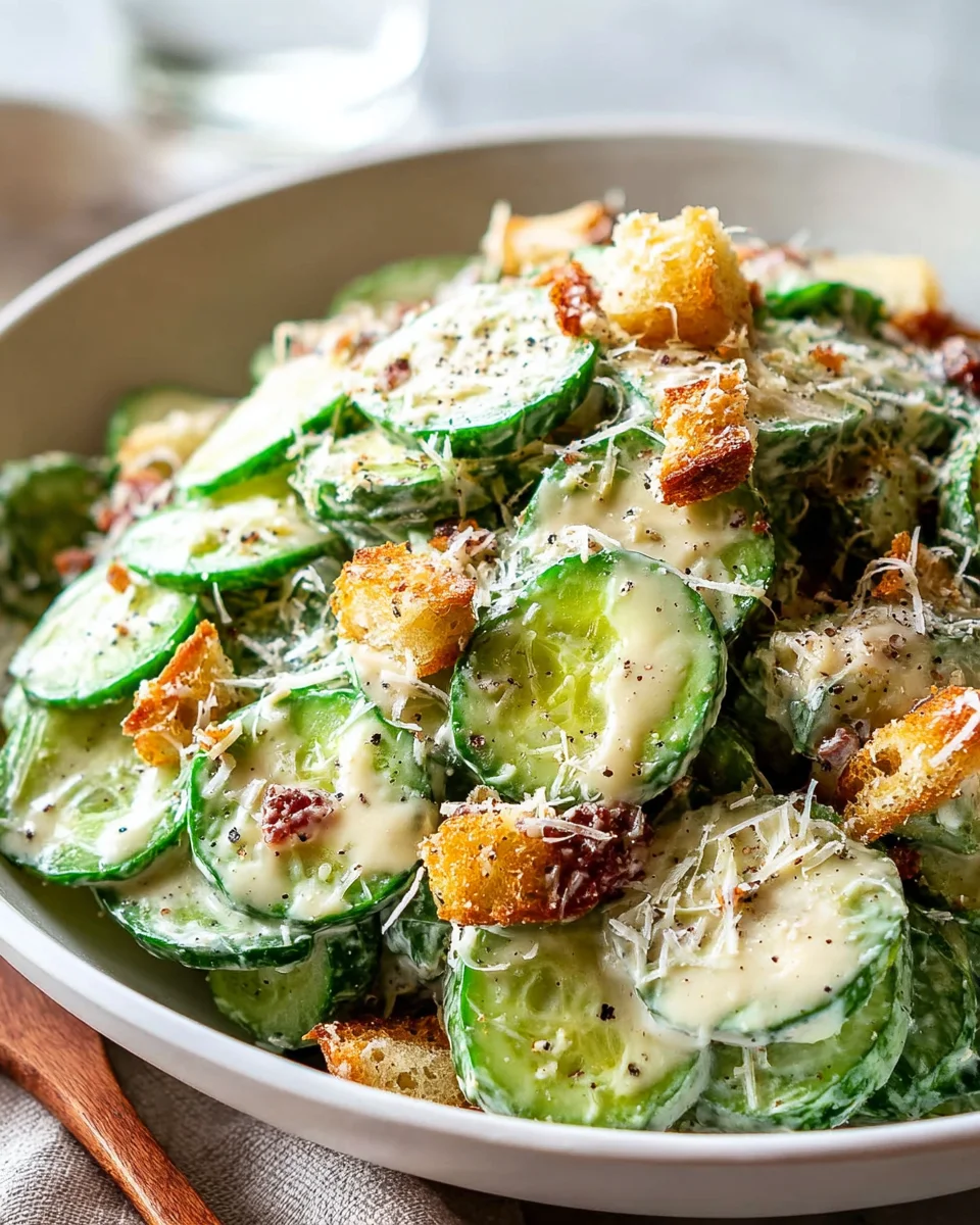 Cucumber Caesar Salad: A Fresh Twist on a Classic Recipe!