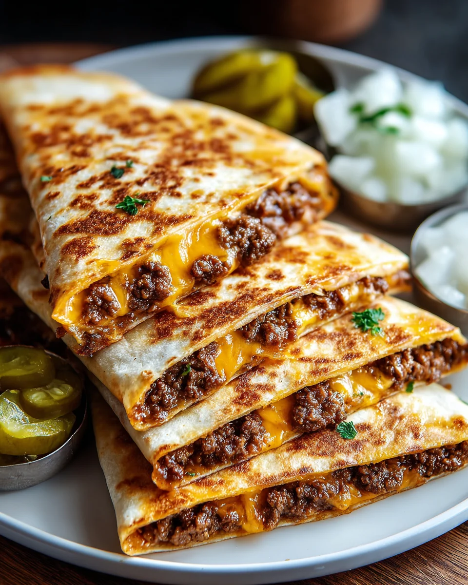 Delicious Smashburger Quesadillas Recipe for Burger Lovers!