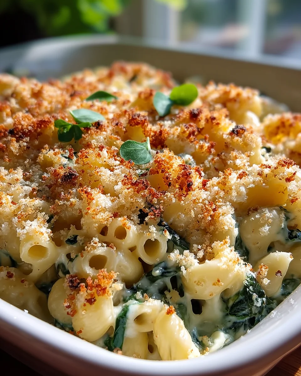 Creamed Spinach Mac and Cheese: A Comforting Delight!