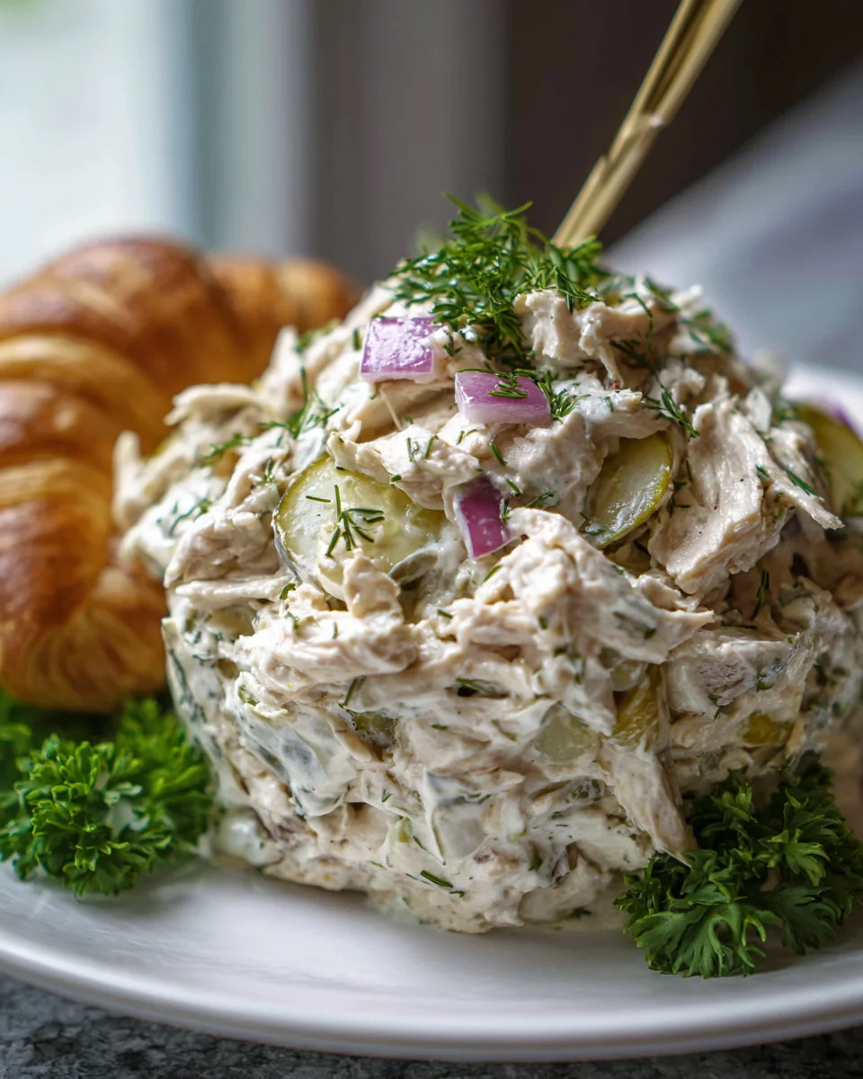 Savory Dill Pickle Chicken Salad Recipe for a Tasty Twist