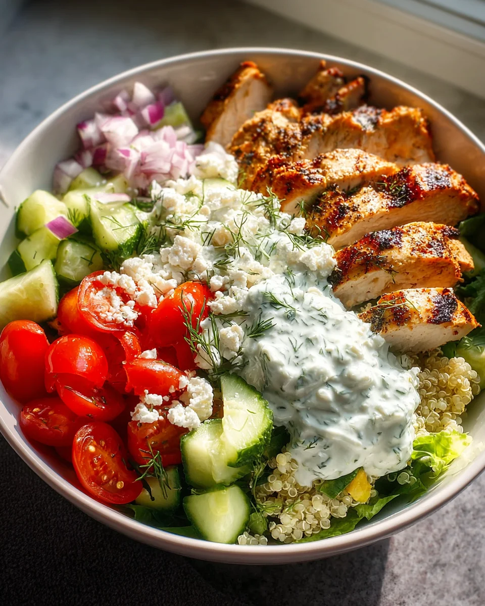 Greek Chicken Bowls: Quick, Healthy & Flavor-Packed Dinner