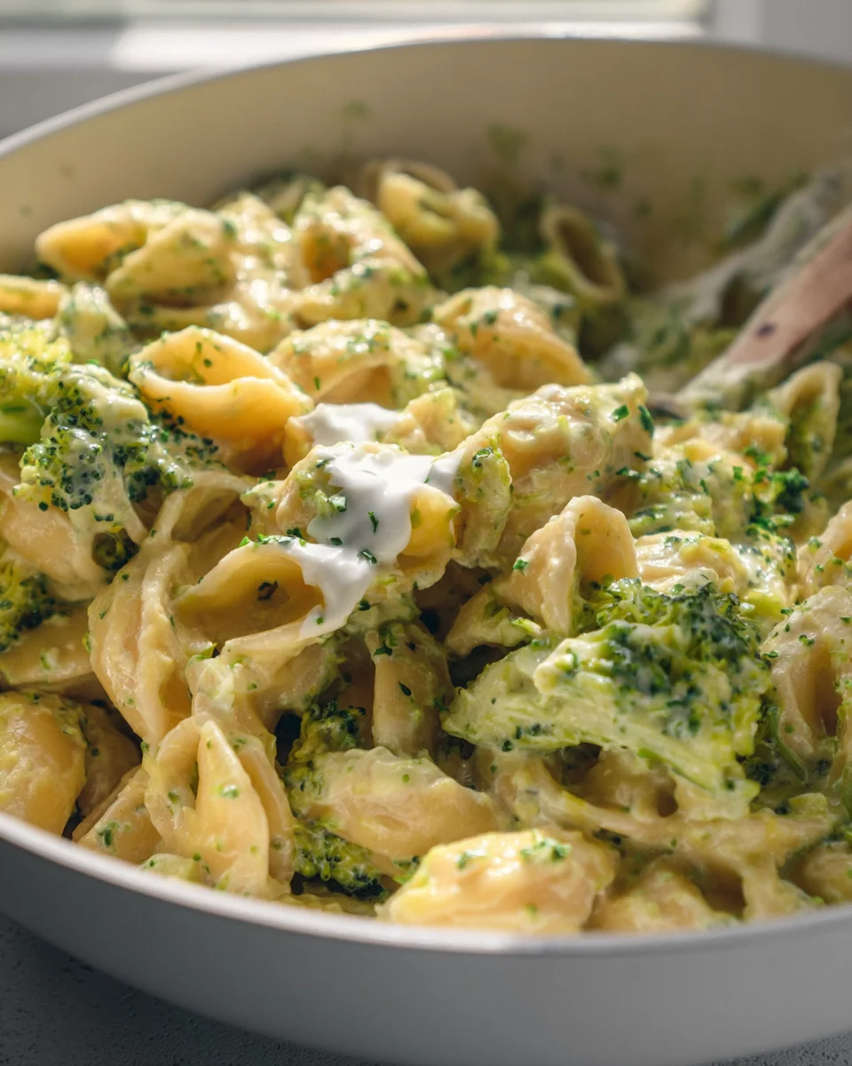 Delicious One Pot Healthy Broccoli Mac & Cheese Dinner Idea