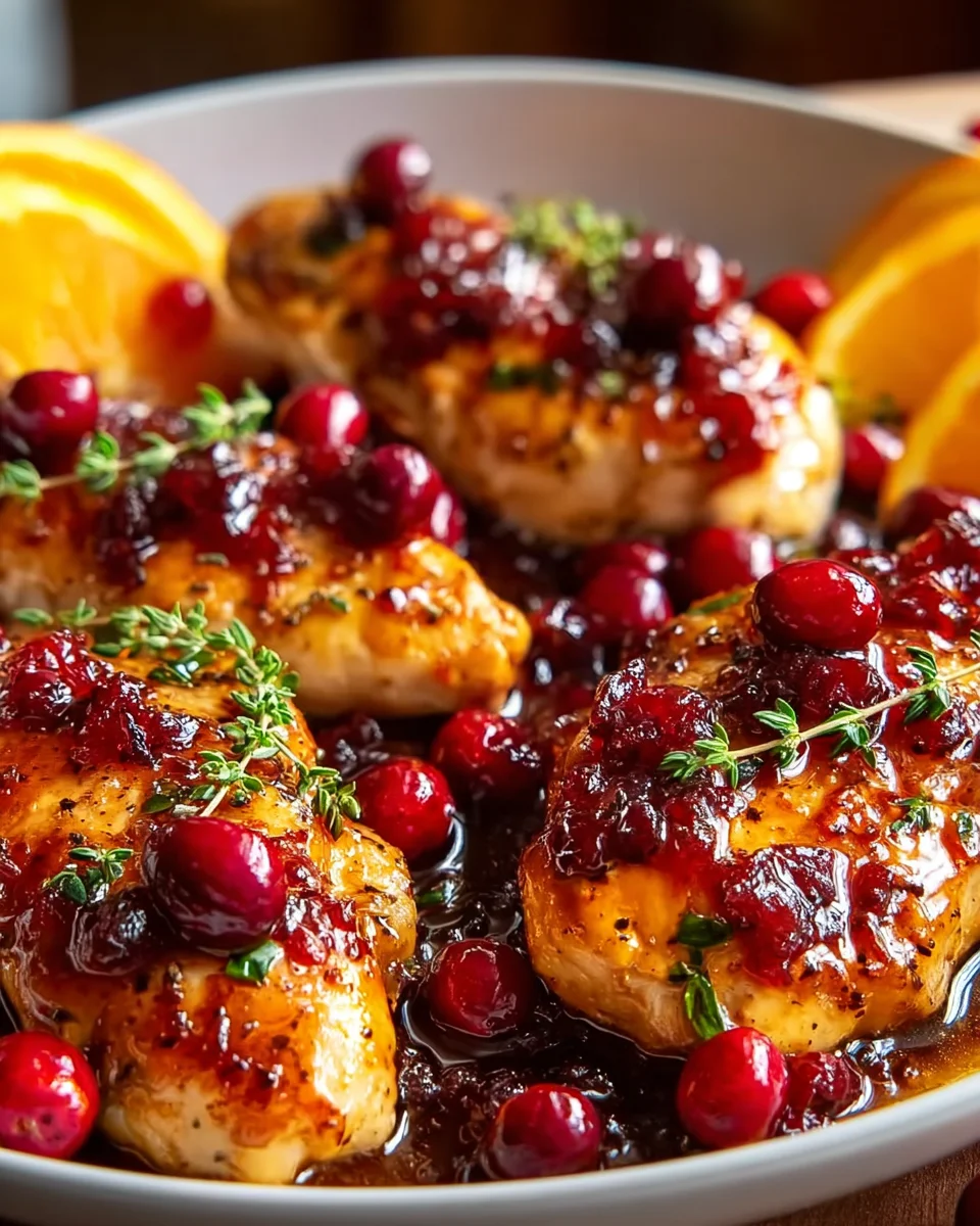 Zesty Cranberry Orange Chicken: A Sweet & Savory Delight