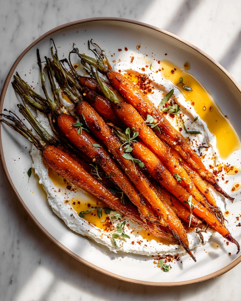 Best Roasted Carrots with Whipped Ricotta & Chili Butter Recipe
