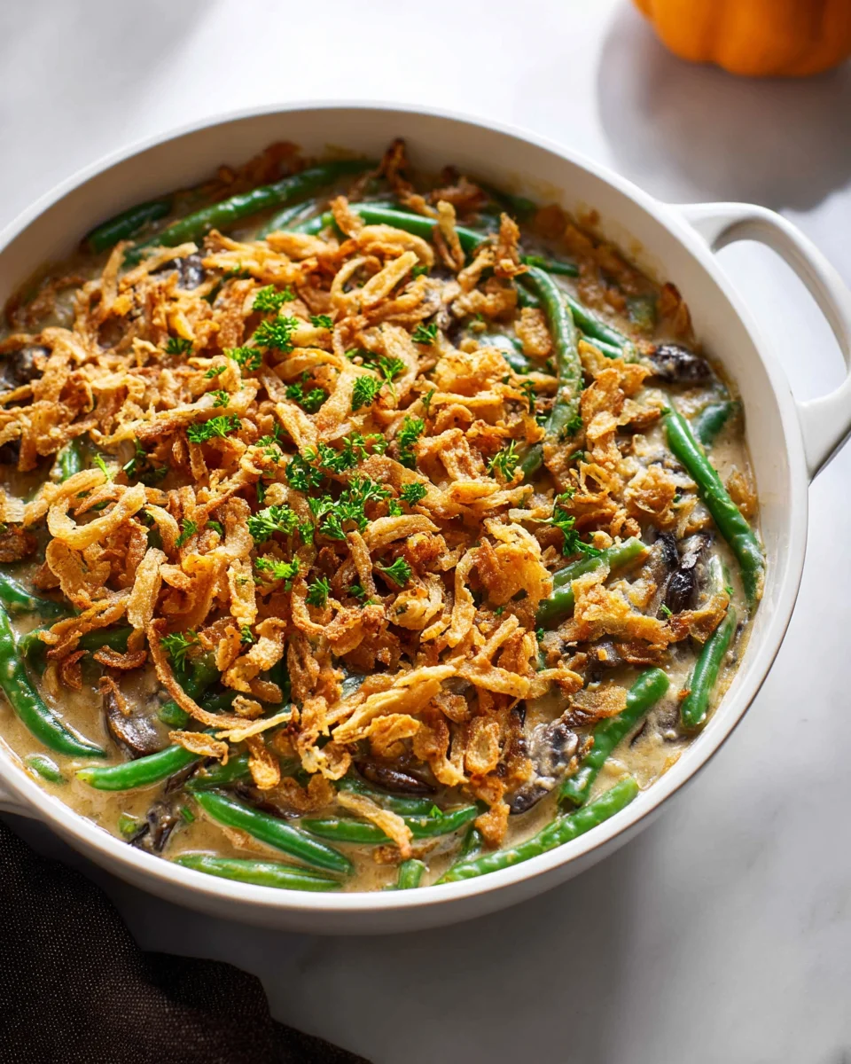 Delicious Vegan Green Bean Casserole for Every Occasion!